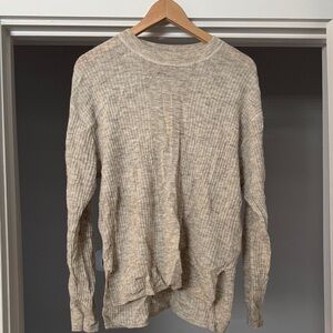 Madewell Light Tan Knit Sweater